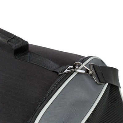 Trixie Hondentas Vliegtuigtas Boarding Zwart / Grijs 55x40x23 cm