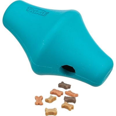 Trixie Snacktol Natuurrubber Petrol 12 cm 3 st