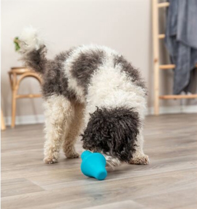 Trixie Snacktol Natuurrubber Petrol 12 cm 3 st