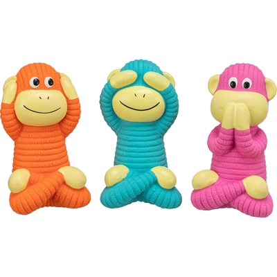 Trixie Aap Latex Assorti 12 cm 3 st