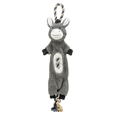 Trixie Ezel Pluche / Touw 66 cm 2 st