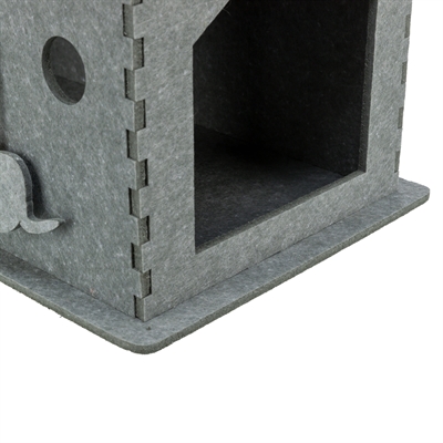Trixie Kattenmand Huis Lene Vilt Grijs 54x30x35 cm