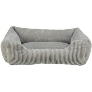 Trixie Hondenmand Vital Jonna Ribfluweel Grijs 60x50 cm
