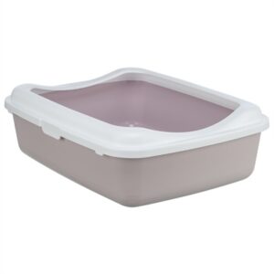 Trixie Kattenbak Classic Met Rand Lila / Wit 37x48x15 cm