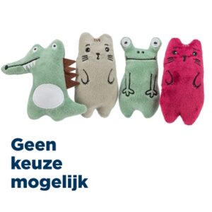 Trixie Dieren Pluche Met Catnip Assorti 11 cm