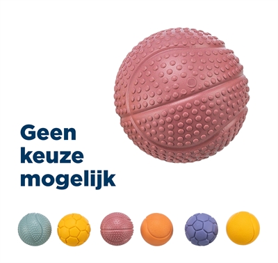 Trixie Bal Natuurrubber Assorti 4.5 cm