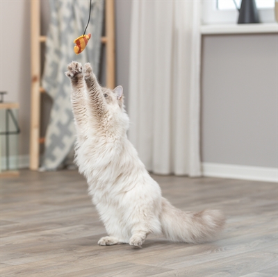 Trixie Kattenhengel Vis Kunststof / Pluche 46 cm