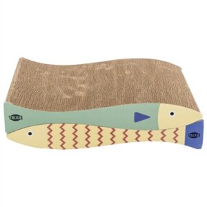 Trixie Krabmat Vis Met Catnip Mintgroen / Creme 40x30x11 cm 2 st