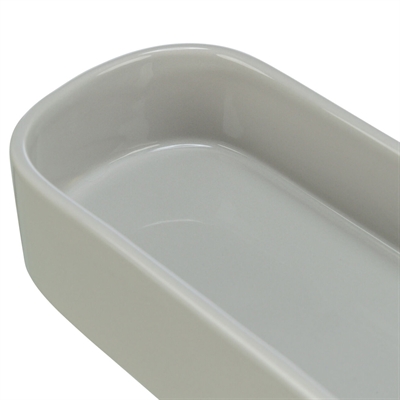 Trixie Voerbak / Drinkbak Ovaal Keramiek Assorti 22x10 cm 600 ml