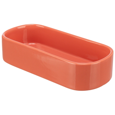 Trixie Voerbak / Drinkbak Ovaal Keramiek Assorti 22x10 cm 600 ml