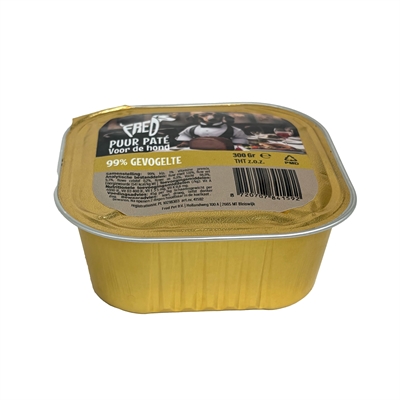Freds Kuipje Hond Puur Gevogelte 9x300 gr