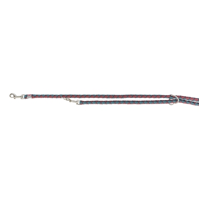 Trixie Hondenriem Cavo Verstelbaar Sangria / Petrol 200x1.2 cm