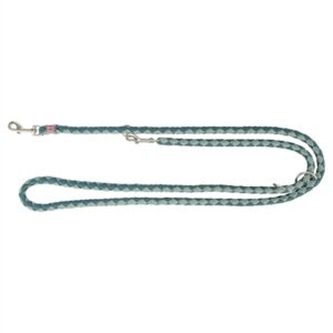 Trixie Hondenriem Cavo Verstelbaar Petrol / Salie Groen 200x1.2 cm