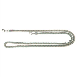 Trixie Hondenriem Cavo Verstelbaar Salie Groen / Zand 200x1.2 cm
