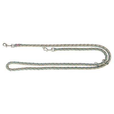 Trixie Hondenriem Cavo Verstelbaar Salie Groen / Zand 200x1.2 cm