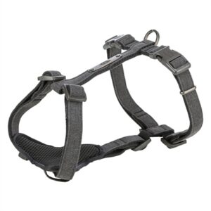 Trixie Hondentuig Citystyle H-Tuig Katoen Zwart 30-44x1 cm