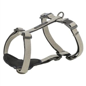 Trixie Hondentuig Citystyle H-Tuig Katoen Lichtgrijs 30-44x1 cm