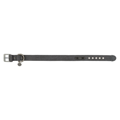 Trixie Halsband Hond Citystyle Extra Breed Katoen Zwart 25-32x2.5 cm