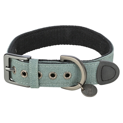 Trixie Halsband Hond Citystyle Extra Breed Katoen Salie 25-32x2.5 cm