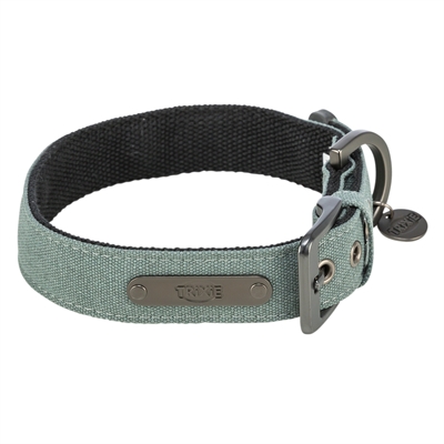Trixie Halsband Hond Citystyle Extra Breed Katoen Salie 25-32x2.5 cm