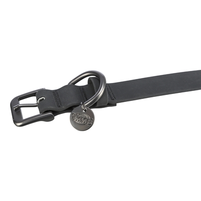 Trixie Halsband Hond Citystyle PVC Zwart 25-32x2 cm
