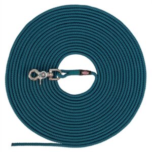 Trixie Hondenriem Sleeplijn Rond Zonder Handlus Petrol Blauw 5 Mtr X 0.6 cm