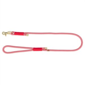 Trixie Hondenriem Soft Rope Rood / Creme 120x0.6 cm