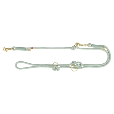 Trixie Hondenriem Soft Rope Verstelbaar Salie / Mintgroen 200x0.6 cm