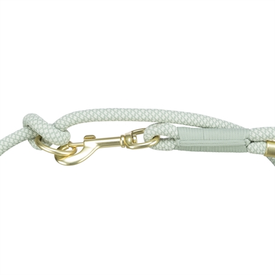 Trixie Hondenriem Soft Rope Verstelbaar Salie / Mintgroen 200x0.6 cm