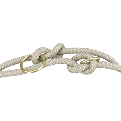 Trixie Hondenriem Soft Rope Verstelbaar Grijs / Lichtgrijs 200x0.6 cm