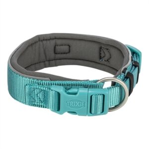 Trixie Halsband Hond Premium Extra Breed Aqua / Grafiet Grijs 27-35x2.5 cm