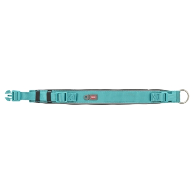 Trixie Halsband Hond Premium Extra Breed Aqua / Grafiet Grijs 27-35x2.5 cm