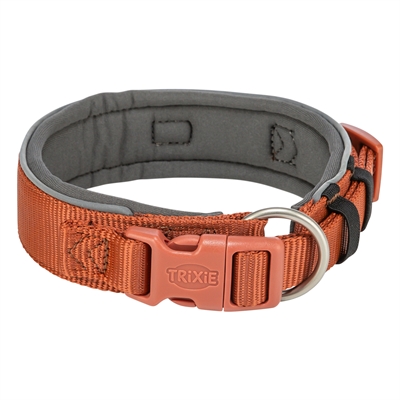 Trixie Halsband Hond Premium Extra Breed Roest / Grafiet Grijs 27-35x2.5 cm