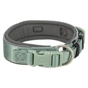 Trixie Halsband Hond Premium Extra Breed Salie / Grafiet Grijs 27-35x2.5 cm