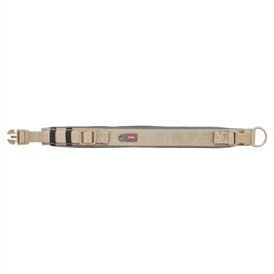 Trixie Halsband Hond Premium Extra Breed Zand / Grafiet Grijs 27-35x2.5 cm