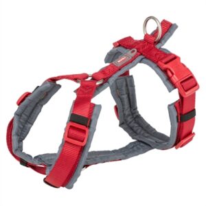 Trixie Hondentuig Premium Trekking Rood / Grafiet Grijs 32-38x1.3 cm