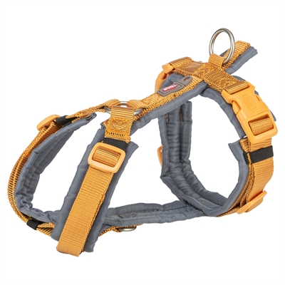 Trixie Hondentuig Premium Trekking Curry / Grafiet Grijs 70-85x2.5 cm