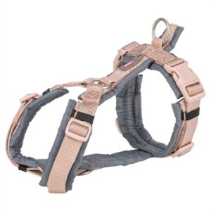 Trixie Hondentuig Premium Trekking Blush Roze / Grafiet Grijs 36-44x1.5 cm