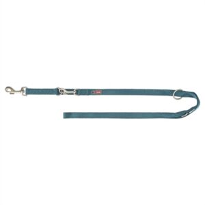 Trixie Hondenriem Premium Verstelbaar Petrol Blauw 200x1 cm