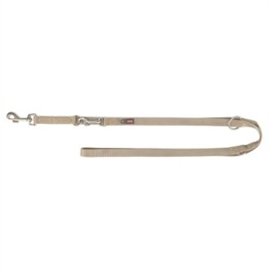 Trixie Hondenriem Premium Verstelbaar Zand Taupe 200x1 cm