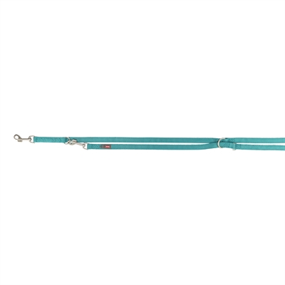 Trixie Hondenriem Premium Verstelbaar Tweelaags Aqua 200x1 cm
