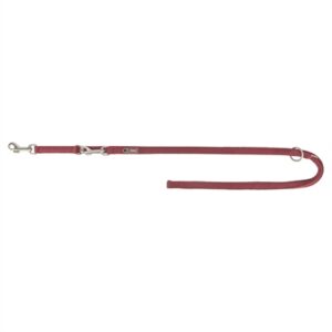Trixie Hondenriem Premium Verstelbaar Tweelaags Sangria 200x1 cm