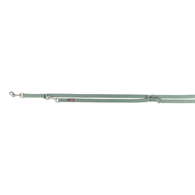 Trixie Hondenriem Premium Verstelbaar Tweelaags Salie 200x1 cm