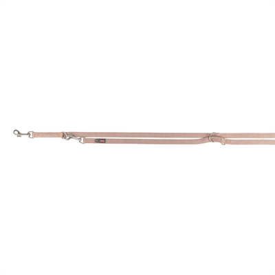 Trixie Hondenriem Premium Verstelbaar Tweelaags Blush 200x1 cm