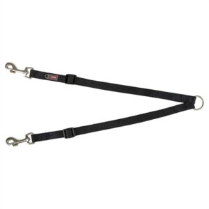 Trixie Koppellijn Premium Zwart 40-70x1 cm