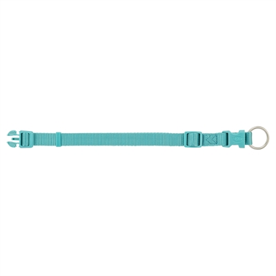 Trixie Halsband Hond Premium Aqua Blauw 15-25x1 cm
