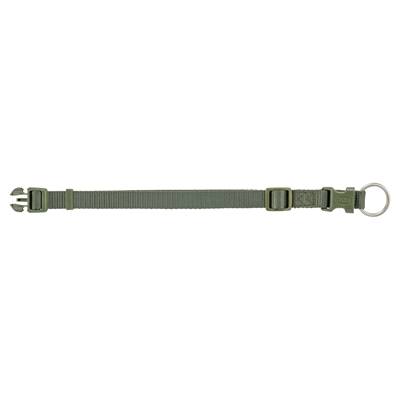 Trixie Halsband Hond Premium Olijfgroen 15-25x1 cm