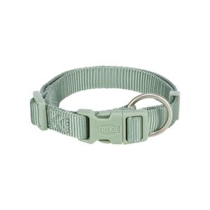 Trixie Halsband Hond Premium Salie Groen 15-25x1 cm