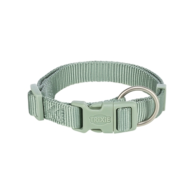 Trixie Halsband Hond Premium Salie Groen 15-25x1 cm