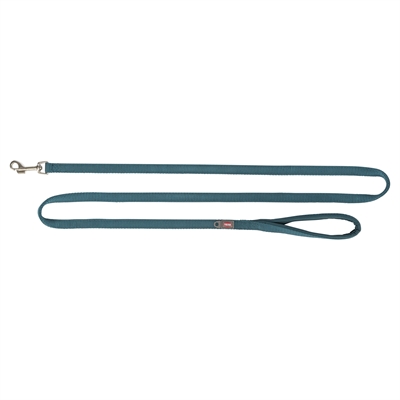 Trixie Hondenriem Premium Extra Lang Petrol 180x1 cm
